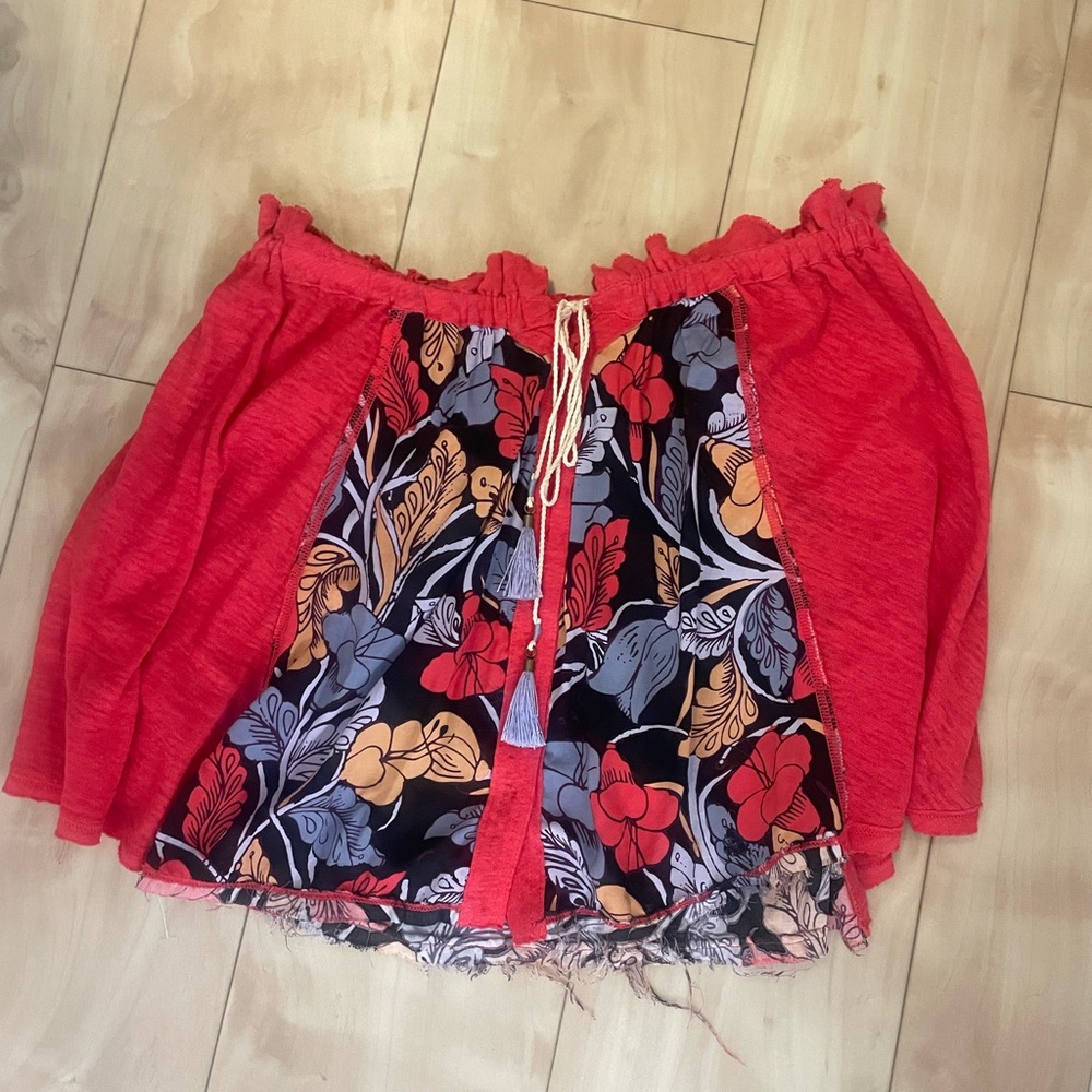 Free people strapless top XS